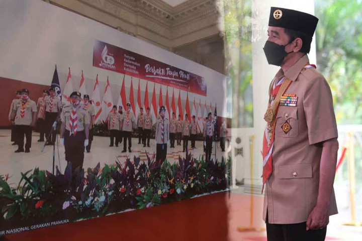 Ia juga menyampaikan terima kasih kepada seluruh pramuka yang telah bahu membahu bersama elemen masyarakat lainnya dalam menangani pandemi covid-19 di Tanah Air. 