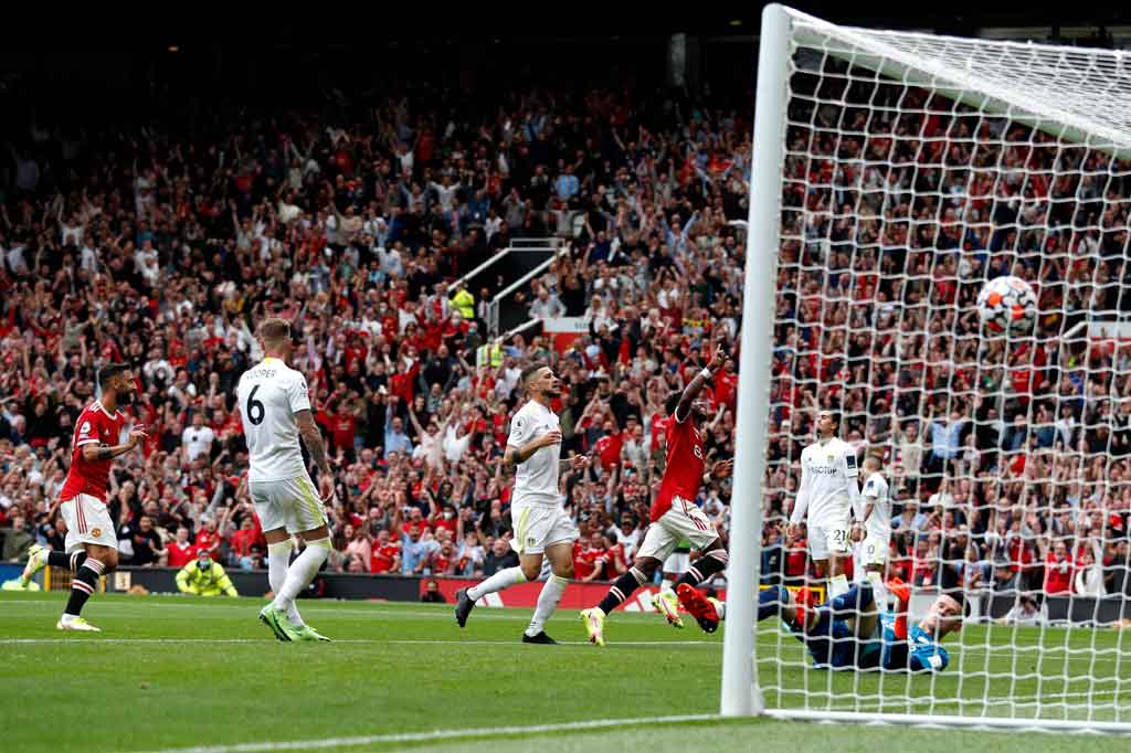 Delapan menit berselang Pogba kembali membuat assist kepada Fred untuk mencetak gol kelima bagi timnya.