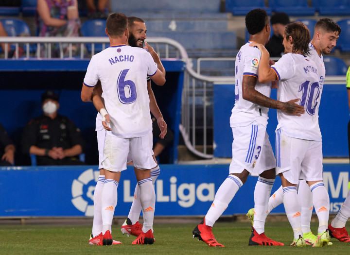 Real Madrid meraih kemenangan 4-1 atas Deportivo Alaves pada pekan pertama Liga Spanyol di Stadion Mendizorrotza, Minggu, 15 Agustus 2021. 
