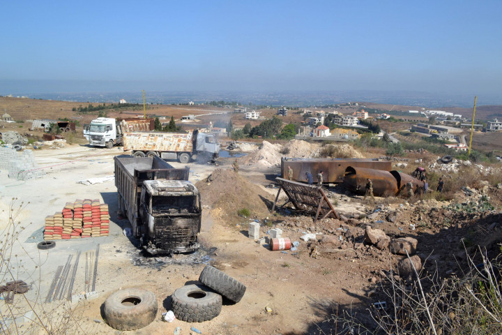 Sebuah truk bahan bakar meledak di area Tleil, distrik Akkar, Lebanon Utara.