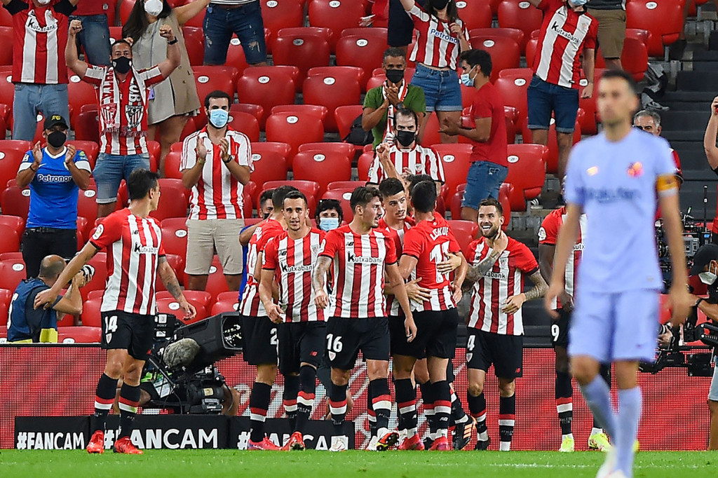 45 menit pertama berjalan sengit tanpa gol. Bilbao unggul terlebih dahulu lewat Inigo Martinez di menit ke-50,