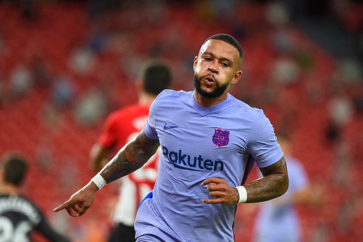 Barca menyamakan kedudukan melalui Memphis Depay di menit ke-75.