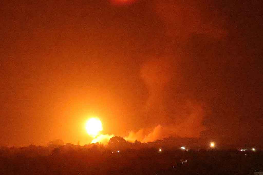 Tidak ada korban dalam serangan di Kota Gaza, Khan Younis di selatan dan Jabalia di utara, tetapi menyebabkan kerusakan material.