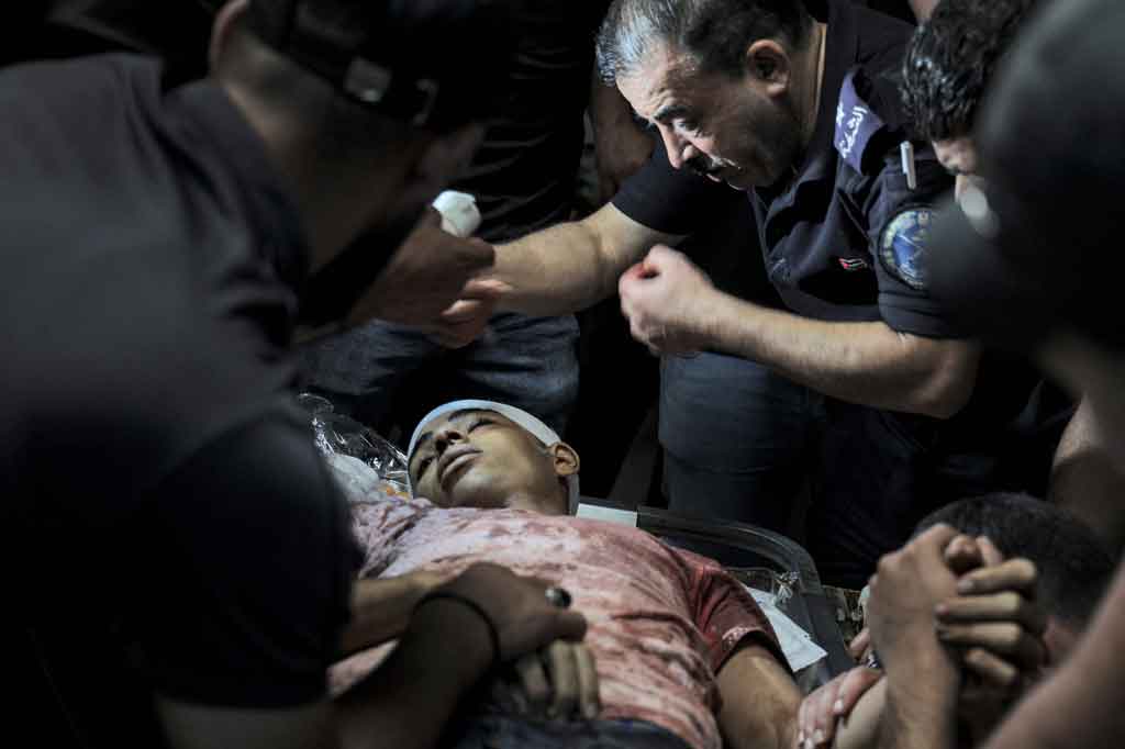 Sementara tentara Israel mengatakan telah melakukan operasi semalam di kamp untuk menangkap seorang tersangka. 