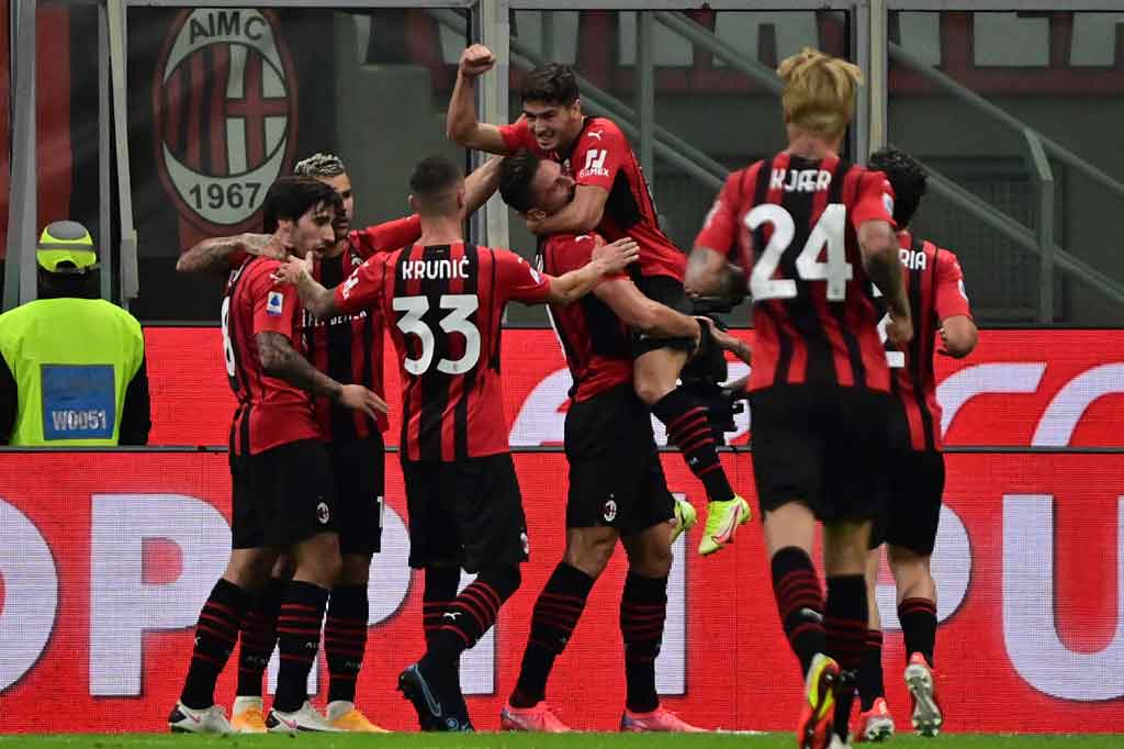 Milan segera menjawabnya lagi pada menit ke-17 saat Brahim Diaz melepaskan tembakan dari tepian kotak penalti yang berbelok mengenai punggung Rafael Leao sehingga mengecoh kiper Raduonovic. Lantaran bola terakhir kali mengenai punggung Leao, talenta Portugal itu tanpa sadar 'mencuri' torehan gol dari Diaz.