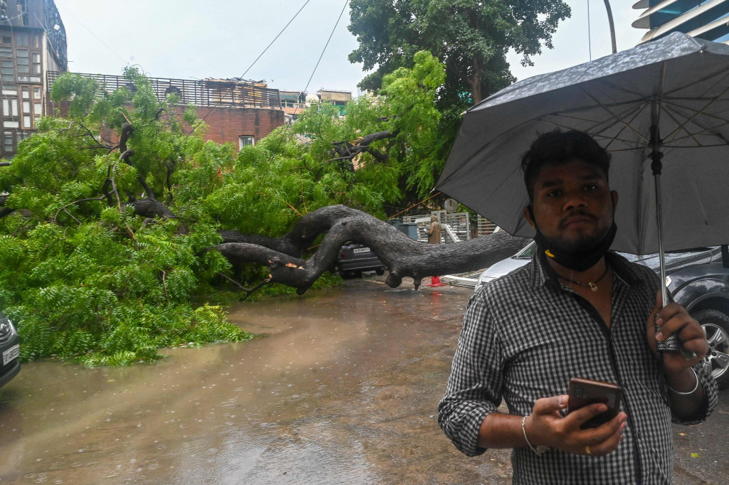 Stasiun cuaca India mencatat curah hujan di New Delhi 112,1 mm dalam 24 jam yang berakhir pada Rabu pukul 08.30 waktu setempat.