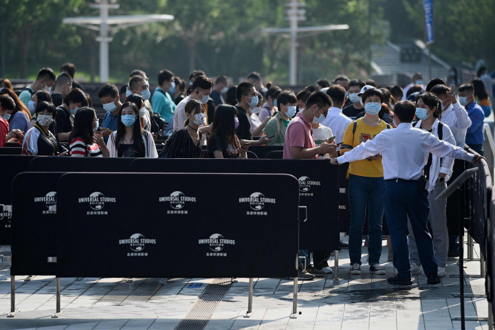 Uji coba ini dilakukan untuk persiapan menjelang pembukaan Universal Studios Beijing pada 20 September mendatang.