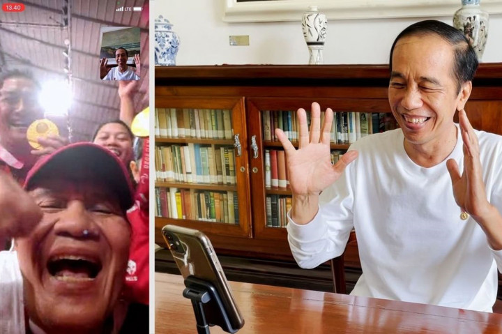 Presiden Joko Widodo mengucapkan selamat dan terima kasih kepada para atlet dan pelatih yang telah berlaga di Paralimpiade Tokyo 2020 lewat video call, Minggu, 5 September 2021.