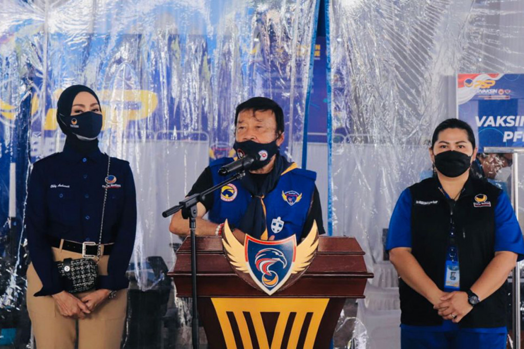 Bentuk pelayanan ini merupakan komitmen GP NasDem dalam membantu pemerintah melindungi dan menyehatkan masyarakat, termasuk untuk masyarakat yang membutuhkan vaksin dosis kedua akibat beberapa sentra vaksinasi yang hanya melaksanakan penyuntikan vaksin dosis pertama saja.