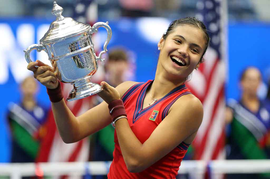 Petenis berusia 18 tahun tersebut di babak final menundukkan petenis kejutan lainnya Leylah Fernandez (Kanada) dengan dua gim langsung 6-4, 63.