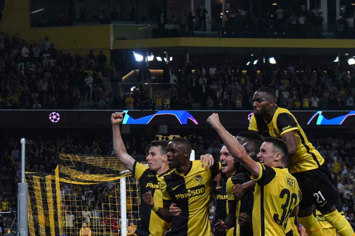 Young Boys akhirnya berhasil menyamakan kedudukan pada menit ke-66. Moumi Ngamaleu berhasil menerima umpan Silvan Hefti dan dengan satu sentuhan bola bisa disarangkannya ke gawang kawalan David De Gea. Kedudukan menjadi 1-1.