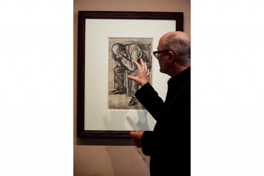 Lukisan tersebut menggambarkan tentang seorang lelaki tua yang kelelahan. Gambar itu telah disembunyikan dalam koleksi pribadi sebuah keluarga Belanda selama lebih dari satu abad.