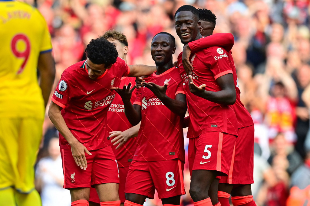 Liverpool berhasil mengalahkan Crystal Palace 3-0 di lanjutan Liga Inggris, di Stadion Anfield, Sabtu, 18 September 2021. 