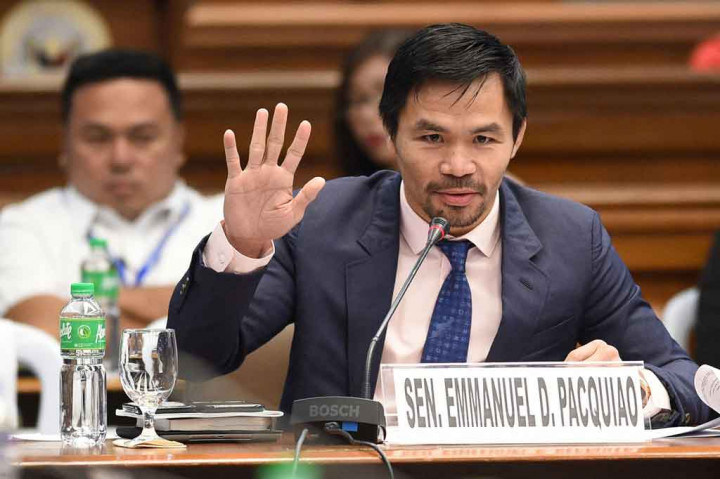 Bintang tinju Manny Pacquiao Minggu, 19 September 2021, mengatakan bahwa dia akan mencalonkan diri sebagai presiden Filipina tahun depan.