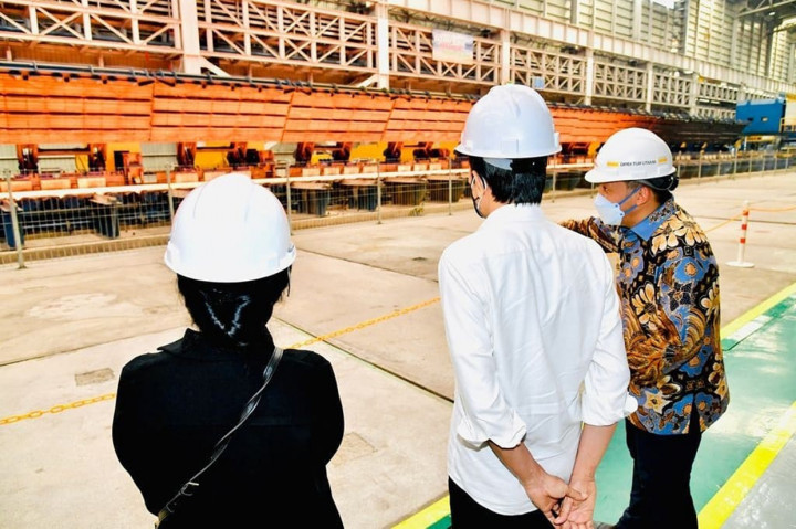 Pabrik yang memproduksi baja canai panas atau hot rolled coil (HRC) ini menggunakan teknologi 4.0 terbaru di industri baja.