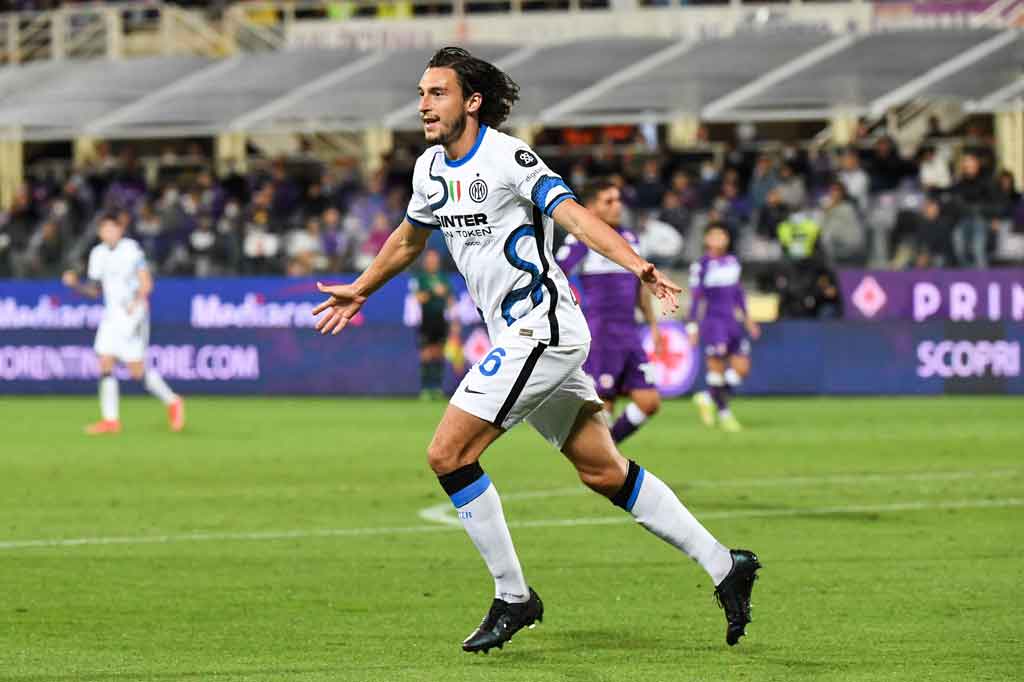 Tujuh menit memasuki babak kedua Inter berhasil menyamakan kedudukan lewat tembakan Matteo Darmian menyelesaikan umpan Nicolo Barella. 