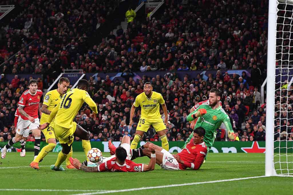 Pada menit ke-85, Villarreal nyaris mencetak gol kedua melalui Boulaye dari dalam kotak penalti. Beruntung De Gea masih bisa menggagalkannya.  