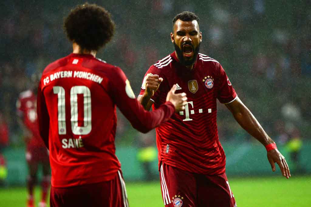 Bayern belum puas, mereka mencetak gol keempat pada menit ke-74. Leroy Sane mengirimkan umpan silang dari sisi kiri, tetapi bola justru mengarah langsung ke gawang dan tak bisa dijangkau Bushchan.