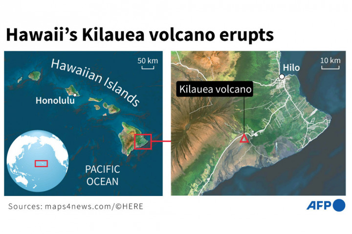 Kilauea adalah salah satu dari lima gunung berapi di pulau Hawaii, yang terbesar di kepulauan Pasifik.  Pada 2018, letusan Kilauea menghancurkan ratusan rumah. Sekitar 20 orang yang melakukan perjalanan dengan perahu untuk menyaksikan aliran magma ke laut terluka, termasuk satu yang serius, akibat semburan lava. 