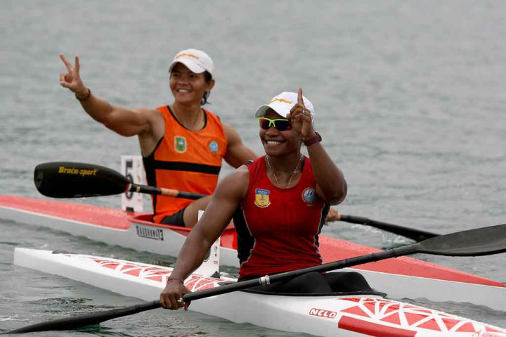 Stevani meraih emas dengan catatan waktu 00:42:486 detik mengungguli atlit Riau Raudani Fitra dengan perak dan atlet Jawa Barat Riana Yulistrian yang meraih perunggu.