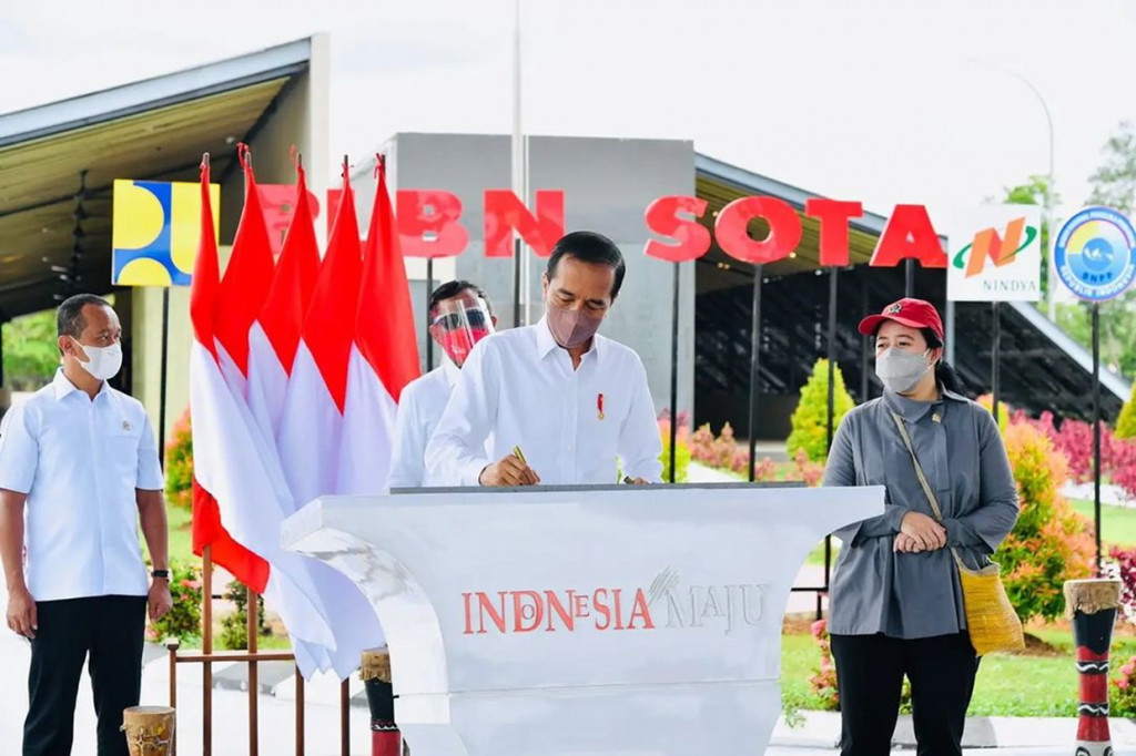 Dalam peresmian, Jokowi menekankan pentingnya keberadaan PLBN dalam satu negara.