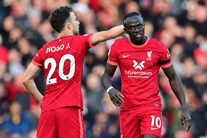 Liverpool unggul duluan di menit ke-59 lewat Sadio Mane tapi disamakan di menit ke-69 oleh Phil Foden.