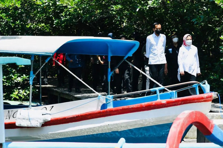 Menurut Jokowi, Taman Hutan Raya Ngurah Rai telah dibangun sejak 2003.