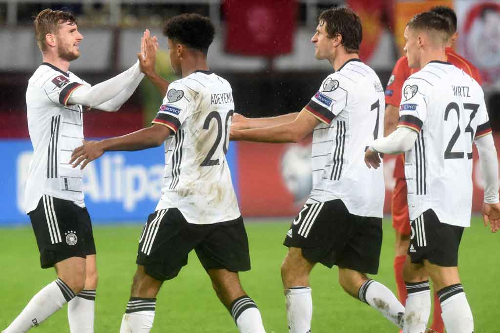 Pada menit ke-70, Jerman menggandakan keunggulan berkat sepakan Timo Werner di kotak penalti setelah menerima umpan Muller. Tim tamu unggul 2-0.