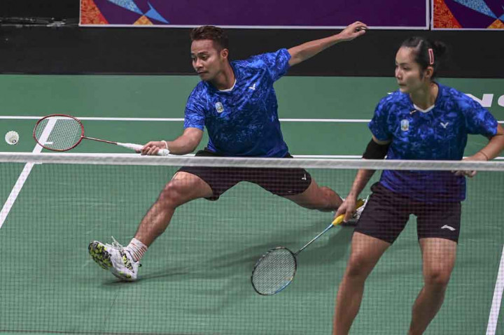 Rehan/Marheilla menjadi juara setelah lawannya Bagas/Indah memutuskan mundur di set ketiga karena Indah mengalami kelelahan saat skor 15-6.
