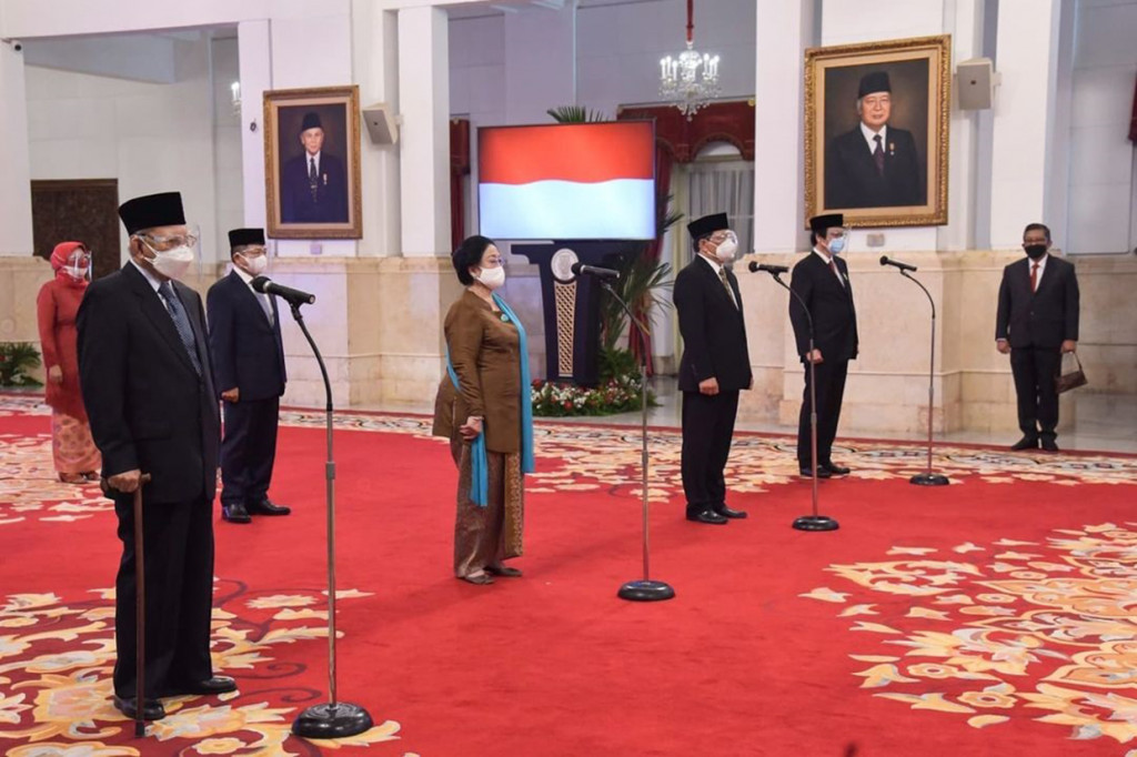 Presiden kelima RI Megawati Soekarnoputri resmi menjabat sebagai Ketua Dewan Pengarah BRIN. 