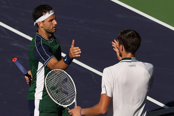 Unggulan pertama tersebut kalah di putaran keempat dari unggulan 23 Grigor Dimitrov dengan skor 4-6, 6-4, 6-3.
