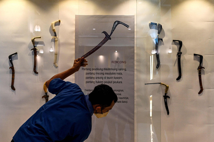 Foto: Ratusan Senjata Tradisional Dipamerkan di Museum Aceh