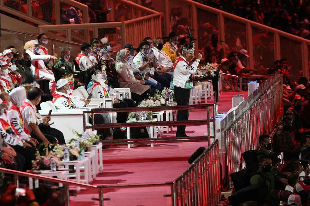 Dengan berbagai keterbatasan situasi di tengah pandemi covid-19, Wapres mengatakan penyelenggaraan PON XX berlangsung sukses dan untuk pertama kalinya berlangsung di Tanah Papua. 