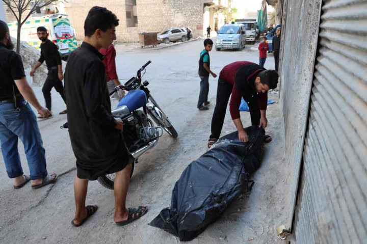 Penembakan oleh tentara Suriah di wilayah barat laut Idlib yang dikendalikan oleh pemberontak yang dipimpin oleh jih