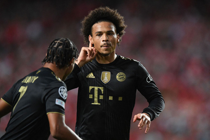 Bayern akhirnya berhasil memecahkan kebuntuan pada menit ke-70 lewat eksekusi tendangan bebas Leroy Sane.