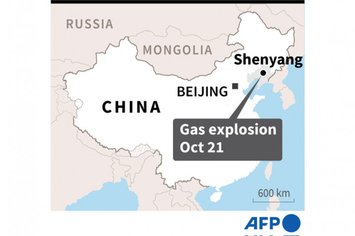 Ledakan gas melanda sebuah restoran di Tiongkok pada Kamis, 21 Oktober 2021.