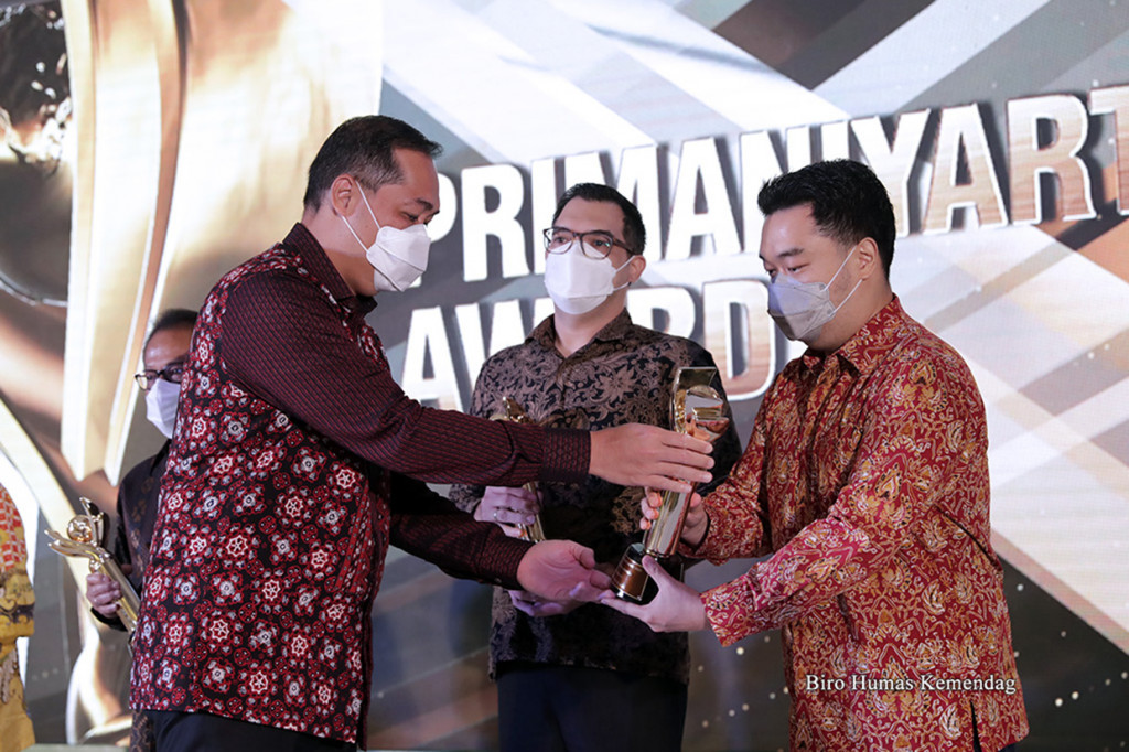 Mendag juga memberikan apresiasi kepada eksportir Indonesia yang berkinerja baik sehingga dapat menjadi inspirasi dan contoh bagi eksportir lainnya melalui Penghargaan Primaniyarta.