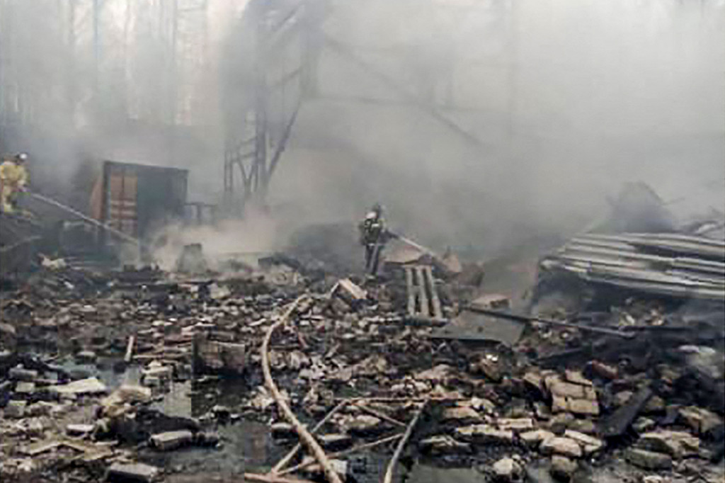 Pemerintah wilayah Ryazan, tempat pabrik itu berlokasi, mengatakan 