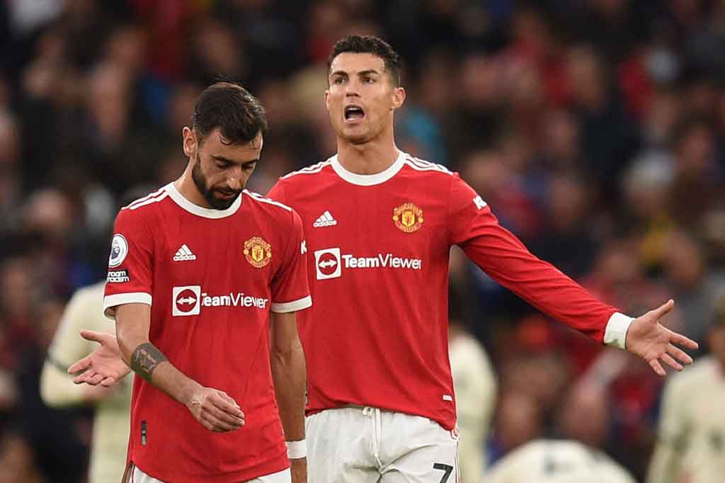 Pada menit ke-52 MU memperkecil ketertinggalan lewat Cristiano Ronaldo setelah menerima umpan jauh dari Harry Maguire. Sayang gol tersebut dianulir wasit setelah berkonsultasi dengan VAR yang menyatakan Ronaldo sudah lebih dulu berada dalam posisi offside.