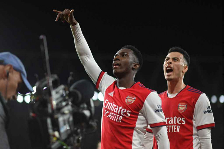 Perjudian Mikel Arteta memberi kesempatan kepada Edward Nketiah memimpin lini depan Arsenal dibayar lunas oleh penyerang berusia 22 tahun itu dengan mencetak gol kedua The Gunners pada menit ke-69.