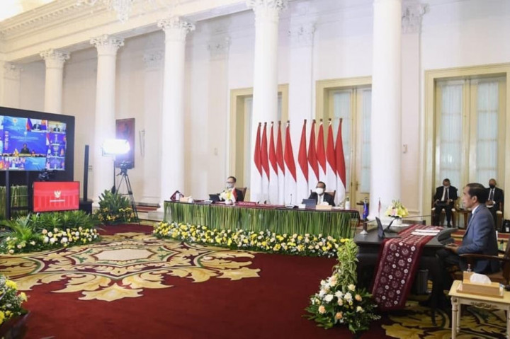 Jokowi meyakini ASEAN-Rusia memiliki kesamaan kepentingan dan aspirasi dalam melihat kawasan yang aman dan makmur.