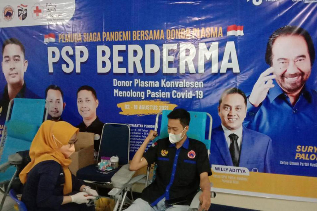 “Kami berharap momentum Hari Sumpah Pemuda tahun ini sebagai ajang untuk generasi muda dalam mengaktualisasikan dirinya, memberikan kontribusi nyata di bidang kemanusiaan untuk bangsa dan masyarakat Indonesia yang masih berjuang untuk keluar dari pandemic Covid-19 ini,” ujar Ketua Umum Garda Pemuda NasDem, Prananda Surya Paloh.