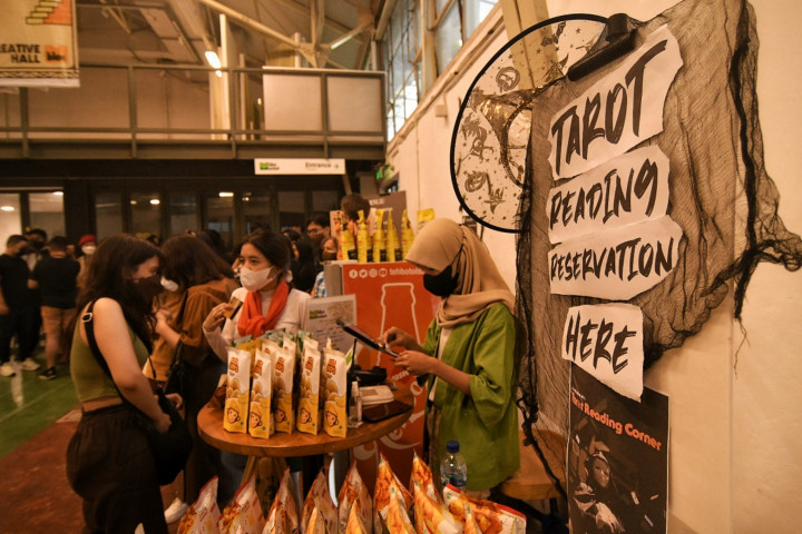 M Bloc Space meciptakan nuansa horor dalam rangka memeriahkan perayaan Halloween tiap akhir Oktober.