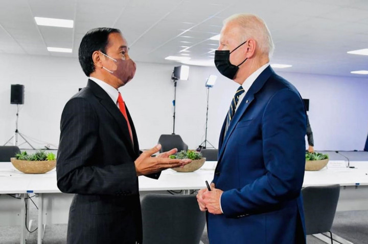 Keempat, mengenai Presidensi Group of Twenty (G20) Indonesia, Presiden Jokowi sangat menghargai dukungan Amerika Serikat terhadap Presidensi Indonesia yang mengambil tema Recover Together, Recover Stronger. Inklusivitas akan menjadi kunci Presidensi Indonesia tahun depan.