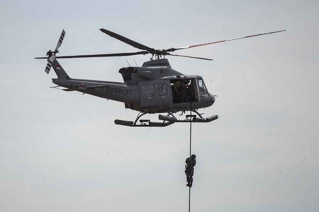 Kegiatan Latihan ini diawali oleh Prajurit Batalyon Intai Amfibi 2 Marinir (YonTaifib 2 Mar) melakukan penyusupan dengan cara infiltrasi dengan senyap ke daerah musuh secara rahasia melalui media udara dengan terjun tempur di sasaran 1 Universitas NU II Sidoarjo.