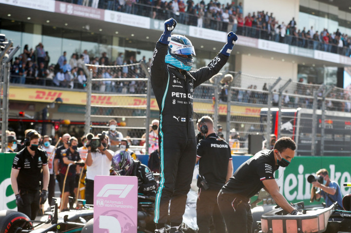 Valtteri Bottas merebut pole position Grand Prix Meksiko yang akan digelar di Sirkuit Autódromo Hermanos Rodríguez, Senin, 8 November 2021, dini hari nanti WIB.