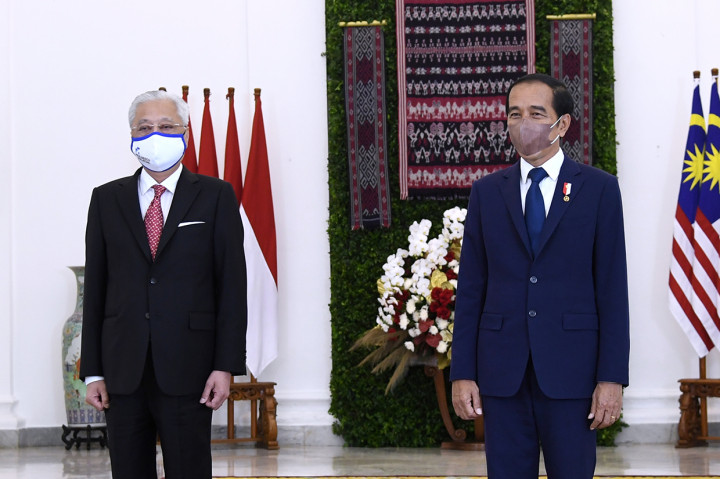 Momen Pertemuan Jokowi dan PM Malaysia di Istana Bogor