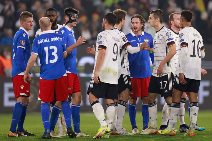 Jerman kini mengoleksi 24 poin di puncak klasemen Grup J, sementara Rumania yang ditahan imbang Islandia 0-0 berada di urutan ketiga dengan 14 poin. Makedonia Utara berada di peringkat kedua dengan 15 poin, sementara Liechtenstein menjadi juru kunci.