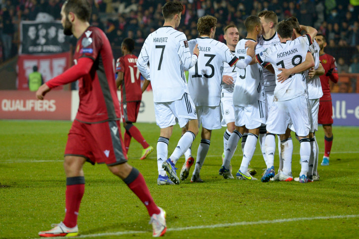 Dominasi Jerman juga bisa dilihat dari koleksi 36 gol yang mereka bukukan pada Kualifikasi Piala Dunia 2022 Zona Eropa, dan hanya kebobolan empat gol dalam 10 laga.