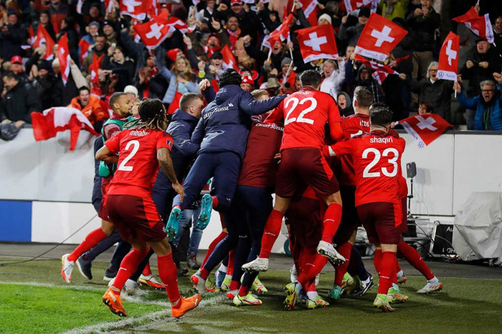 Hasil pertandingan tersebut membuat Swiss mengambil alih posisi juara Grup C dengan raihan 18 poin serta berhak memperoleh tiket putaran final Piala Dunia 2022.